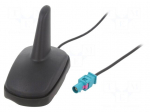 Antenna | automotive,SHARK | AM,FM | Fakra | black | 12VDC | RG174