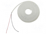 NEON LED tape | white cold | 2835 | LED/m: 120 | 6mm | IP65 | 8W/m | 12VDC