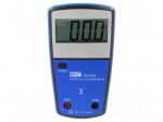 Voltmeter | LCD | 3,5 digit | VDC: 100mV&divide;199.9V | 94x150x35mm | 0.5%