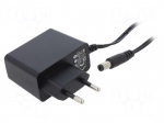 Power supply: switching | mains,plug-in | 5VDC | 2A | 10W | Out: 5,5/2,1