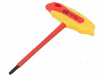 Screwdriver: insulated | hex key | HEX 3.5mm | Blade length: 100mm