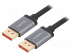 Cable | DisplayPort plug,both sides | DisplayPort 1.4 | 1m | black