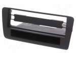 Radio frame | Audi | 1 DIN | black