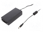 Power supply: switching | 24VDC | 2.7A | Out: 5,5/2,5 | 65W | 80&divide;264VAC