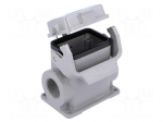 Enclosure for connectors: HDC | size 6B | Han&reg; B | IP65 | with latch