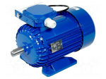 Motor: AC | 1-phase | 0.75kW | 230VAC | 1340rpm | 5.35Nm | IP54 | 5.6A | arms