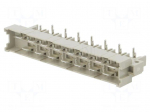 Connector: DIN 41612 | socket | male | PIN: 15 | angled 90&deg; | 15A | THT