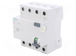 RCD breaker | Inom: 25A | Ires: 100mA | Poles: 3+N | 230/400VAC | IP20