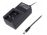 Power supply: switching | mains,plug-in | 15VDC | 2.7A | 40.5W | 87%