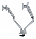 NEWSTAR FLAT SCREEN DESK MOUNT (CLAMP/GROMMET)  10-32" SILVER