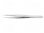 Tweezers | 120mm | for precision works | Blade tip shape: sharp