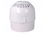Signaller: sound | siren | 9&divide;60VDC | 106dB | Sonos | IP65 | white