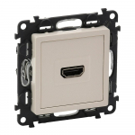 Screw-type socket HDMI 1.3 Valena Life - ivory