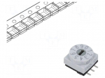Encoding switch | DEC/BCD | Pos: 10 | SMD | Rcont max: 80m&Omega; | P65