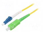 Fiber patch cord | OS2 | LC/UPC,SC/APC | 30m | 9/125um | LSZH | yellow