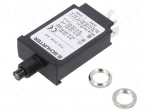 Circuit breaker | 240VAC | 28VDC | 3A | SPST | Poles: 1 | screw | T12-211
