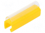 Markers | Marking: empty | 4&divide;5mm | PVC | yellow | -30&divide;60&deg;C | push-in