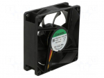 Fan: DC | axial | 24VDC | 80x80x25mm | 102m3/h | 45.5dBA | ball | 4800rpm