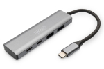 Digitus | USB-C 4 Port HUB 2x USB-A + 2x USB-C Gen2 | DA-70245 | USB-C Hub