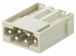 Connector: HDC | module | male | 16A | 500V | Han-Modular&reg; | PIN: 6