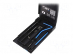 Tools set: for thread repair | Holder: hand | Thread: M3 | Pitch: 0.5
