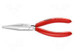 Pliers | flat,elongated | 140mm