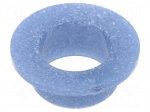 Bearing: sleeve bearing | with flange | &Oslash;out: 12mm | &Oslash;int: 10mm | blue