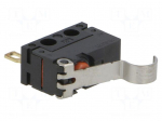 Microswitch SNAP ACTION | 2A/125VAC | 2A/30VDC | SPDT | ON-(ON) | D2FD