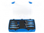 Screwdriver: universal-set | Phillips,Pozidriv&reg;,slot | TBI | 8pcs.