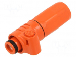Connector: DC supply | plug | female | 1kV | PIN: 1 | straight | for cable