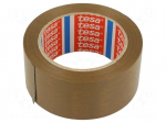 Packing tapes | L: 66m | Width: 50mm | brown | natural caoutchouc