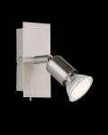Trio-Lighting Nimes 1-pc GU10 brushed steel virziena gaismeklis