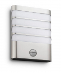 Philips Raccoon IR wall lantern inox 1x3W gaismeklis