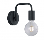 Trio Diallo sienas lampa E27 matt black  208070132 4017807407242