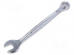 Wrench: combination spanner | double-sided | 14mm | L: 180mm | satin