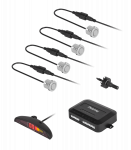 Auto- ja mootorrattatooted, elektroonika, navigatsioon, CB raadio // Parkimisandurite s&uuml;steemid | Keskluku s&uuml;steem | Autoalarmid // Samochodowe czujniki parkowania z wyświetlaczem (tył) Peiying &ndash; srebrne