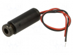Module: laser | 1mW | red | dot | 650nm | 4.5&divide;5.5VDC | 10&divide;30mA