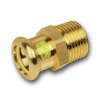 Gāzes Cu-PRES pāreja 18x1/2"M SANHA-Press&reg; Gas pāreja ārējā vītne (M), 11243g