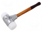 Hammer | 370mm | W: 135mm | 675g | 50mm | round | plastic | SIMPLEX