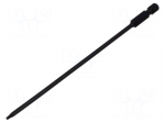 Screwdriver bit | Torx&reg; | TX07 | 1/4" | Overall len: 150mm