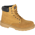 Jalan&otilde;ud, t&ouml;&ouml;riided | Isikukaitsevahendid // T&ouml;&ouml;jalan&otilde;ud, Turvasaapad, Kummikud // Trzewiki zamszowe beżowo-brąz., s1 p fo, "44", ce, lahti