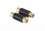 &Uuml;hendused // Different Audio, Video, Data connection plug and sockets // Złącze RCA-RCA/x2/złote