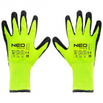 T&ouml;&ouml;riistad ja m&otilde;&otilde;teseadmed // Lisaseadmed lihvijatele, puuridele ja kruvikeerajatele // Rękawice robocze ocieplane, nylon powlekany lateksem, 4142X, rozmiar 10