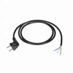 Elektrimaterjalid // Elektrimaterjalide v&auml;ljam&uuml;&uuml;k | Madalate hindade kampaaniad // Przew&oacute;d zasilający 3x1,5mm czarny 3m z wtyczką kątową