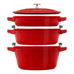 Staub La Cocotte Round Cast iron Casserole baking dish