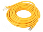 Patch cord | F/UTP | Cat: 6 | RJ45 plug,both sides | stranded | CCA | 10m