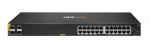 HPE Aruba Networking CX 6100 24G Class4 PoE 4SFP+ 370W Managed L3 Gigabit Ethernet (10/100/1000) Power over Ethernet (PoE) 1U Black