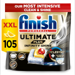 Finish Ultimate Plus Infinity Shine Citrus N&otilde;udepesumasina Tablet | 105 Tabletti