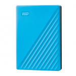 Hard drive HDD Western Digital  External HDD||My Passport|4TB|USB 2.0|USB 3.0|USB 3.2|Colour Blue|WDBPKJ0040BBL-WESN