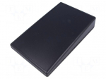 Enclosure: desktop | 1599 | X: 140mm | Y: 220mm | Z: 40.5mm | ABS | black